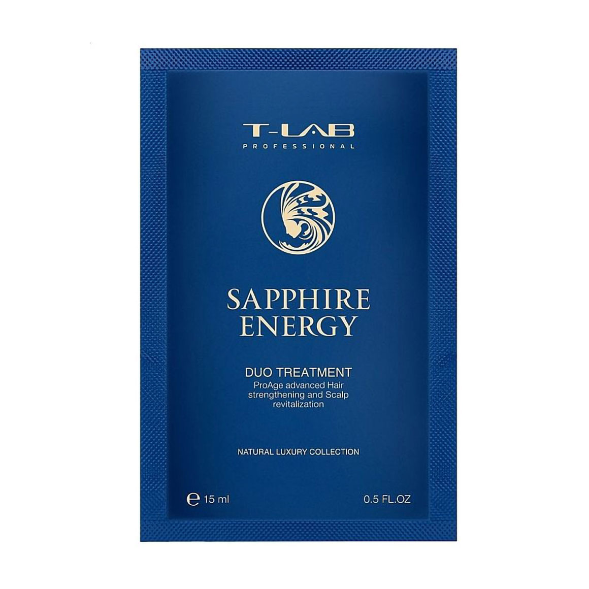 Кондиціонер для зміцнення волосся T-LAB Professional Sapphire Energy Duo Treatment, 15 мл